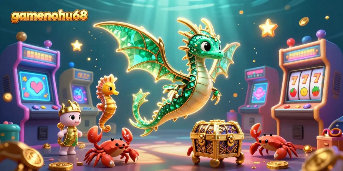 Engage with gamenohu68's exciting slot game offerings, featuring vibrant animations and themed characters.