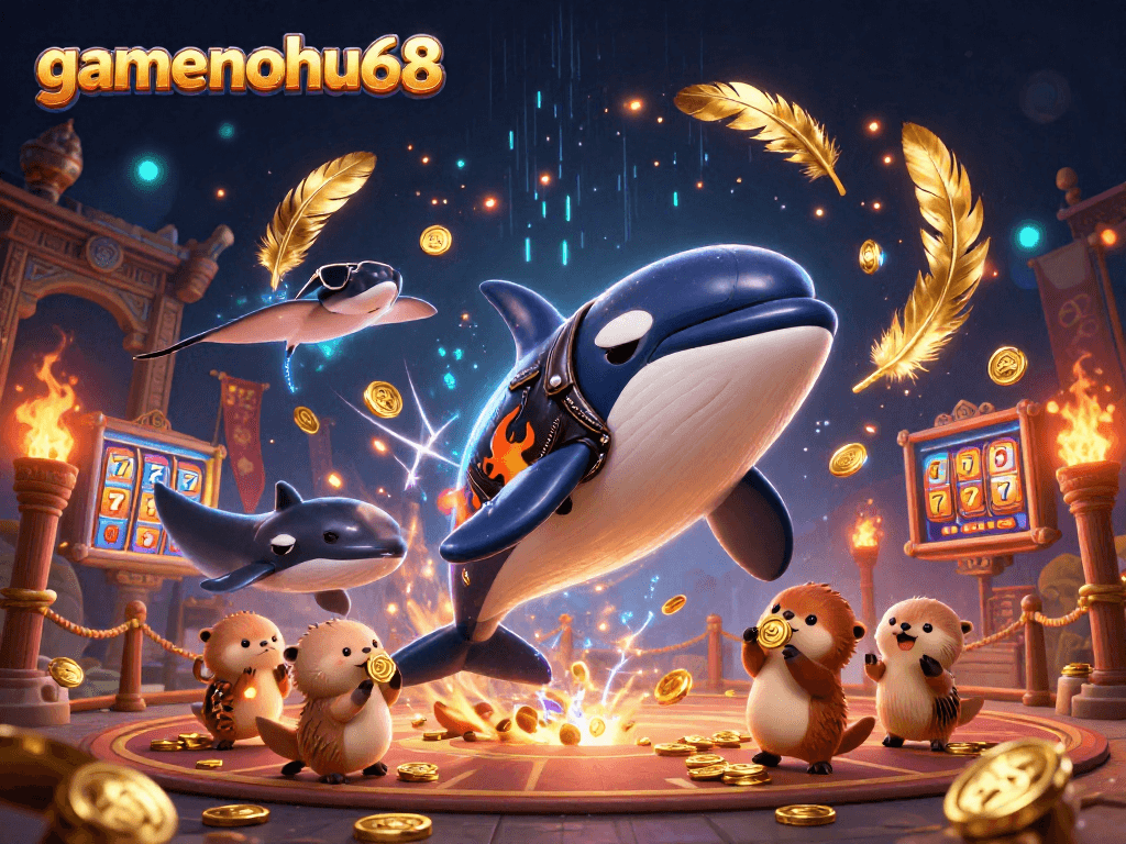 Experience gamenohu68 casino fun with vibrant sea creatures amidst thrilling gaming elements.