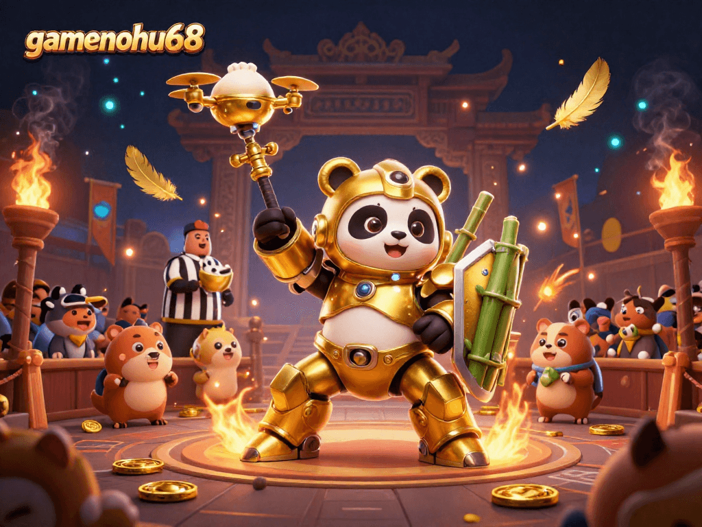 Engage in winning strategies at gamenohu68 with a vibrant casino arena and dynamic visuals.