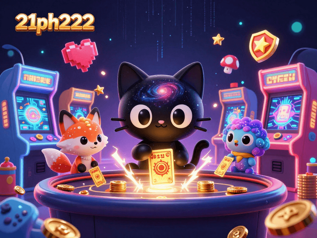 Experience the excitement of 21ph222 as the cosmic casino comes alive with its animated characters.