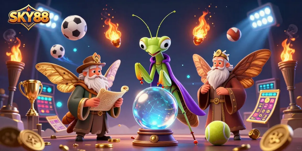Engage with SKY88’s exciting atmosphere featuring fortune tellers and sports elements.