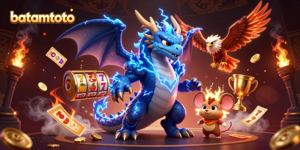 Experience the thrill of gambling with batamtoto featuring vibrant 3D characters and dynamic casino elements.