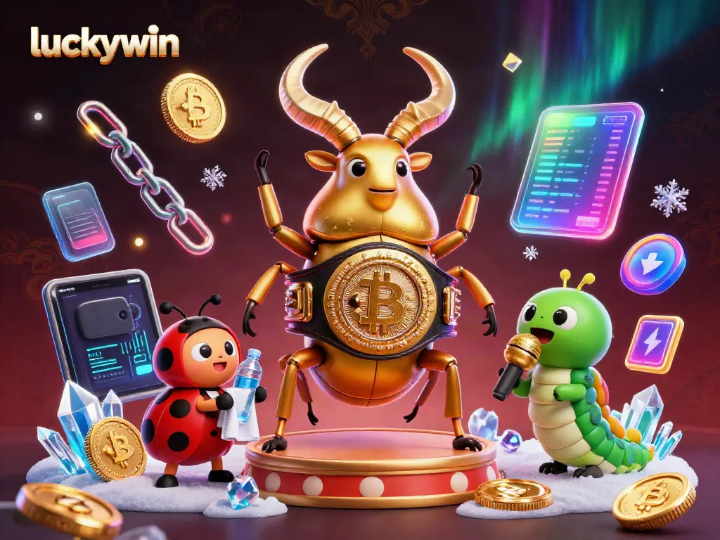 Experience incredible wins with luckywin featuring vibrant characters and casino elements in an enthralling scene.