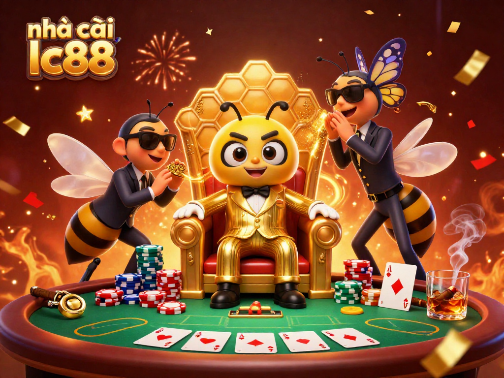 Engage with nhà cái lc88's vibrant gambling world through a stunning 3D digital illustration.