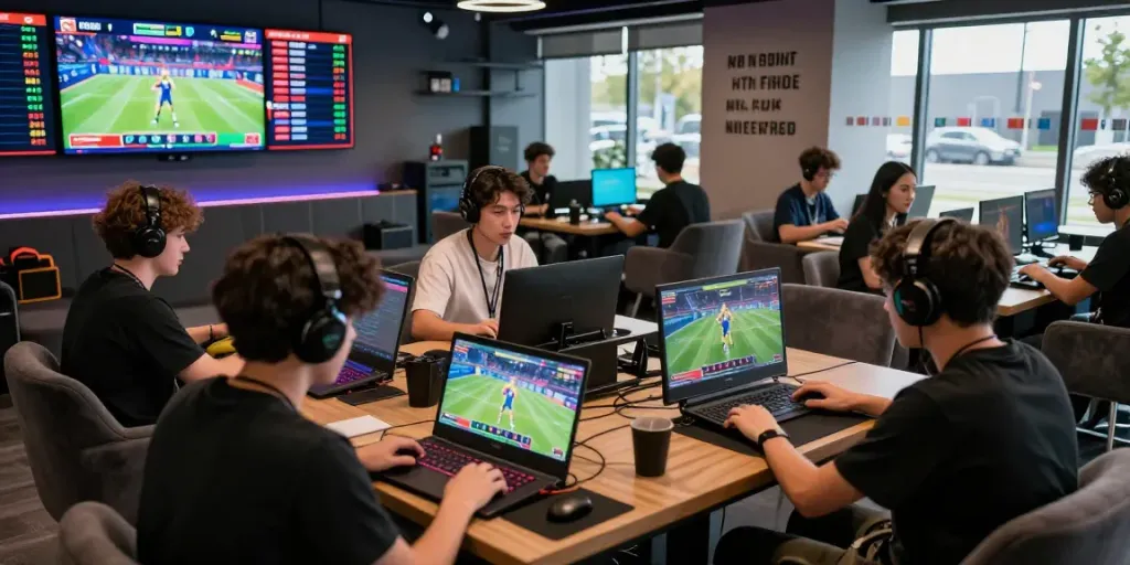 Experience the excitement of online betting at lotus365 with dynamic gaming setups and engaged players.
