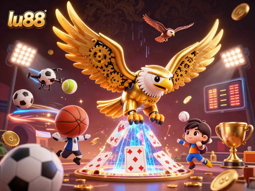 Experience thrilling sports betting at lu88 with dynamic 3D characters and vibrant game elements.