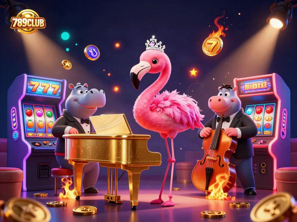 Engage with 789CLUB's exciting casino scene featuring vibrant characters and dynamic gaming elements.