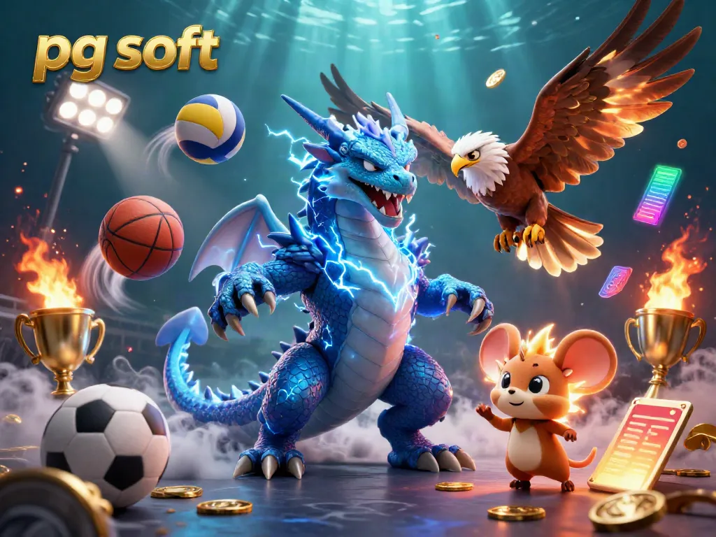 Engage with the thrilling pg soft gaming world, featuring dynamic 3D elements and vibrant characters.