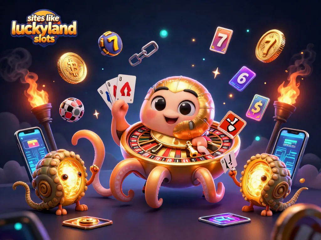 Experience thrilling games like LuckyLand Slots with 3D nautilus and crypto elements