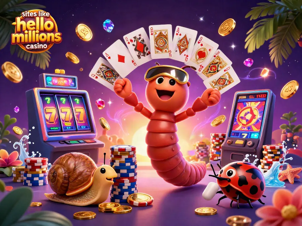 Experience fun at sites like hello millions casino with vibrant characters and thrilling game elements.