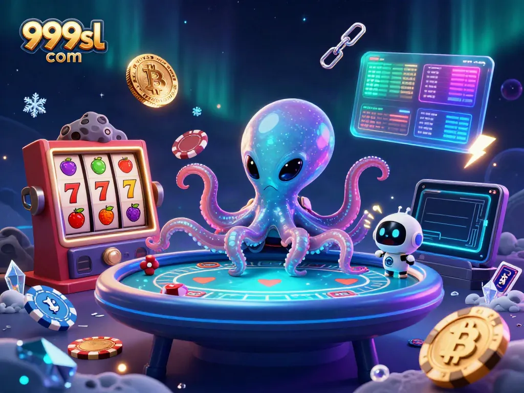 Engage with the thrilling universe of 999sl com through a vibrant illustration of a cosmic poker scene.