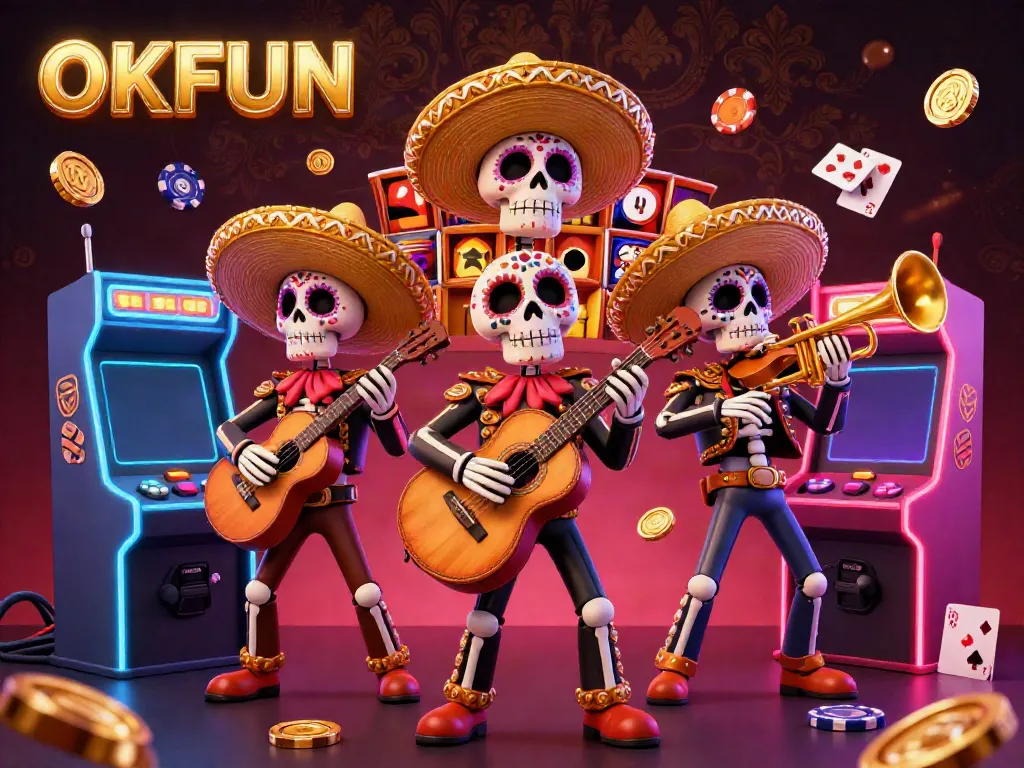 Win big with OKFUN's vibrant casino experience featuring 3D character gameplay elements.