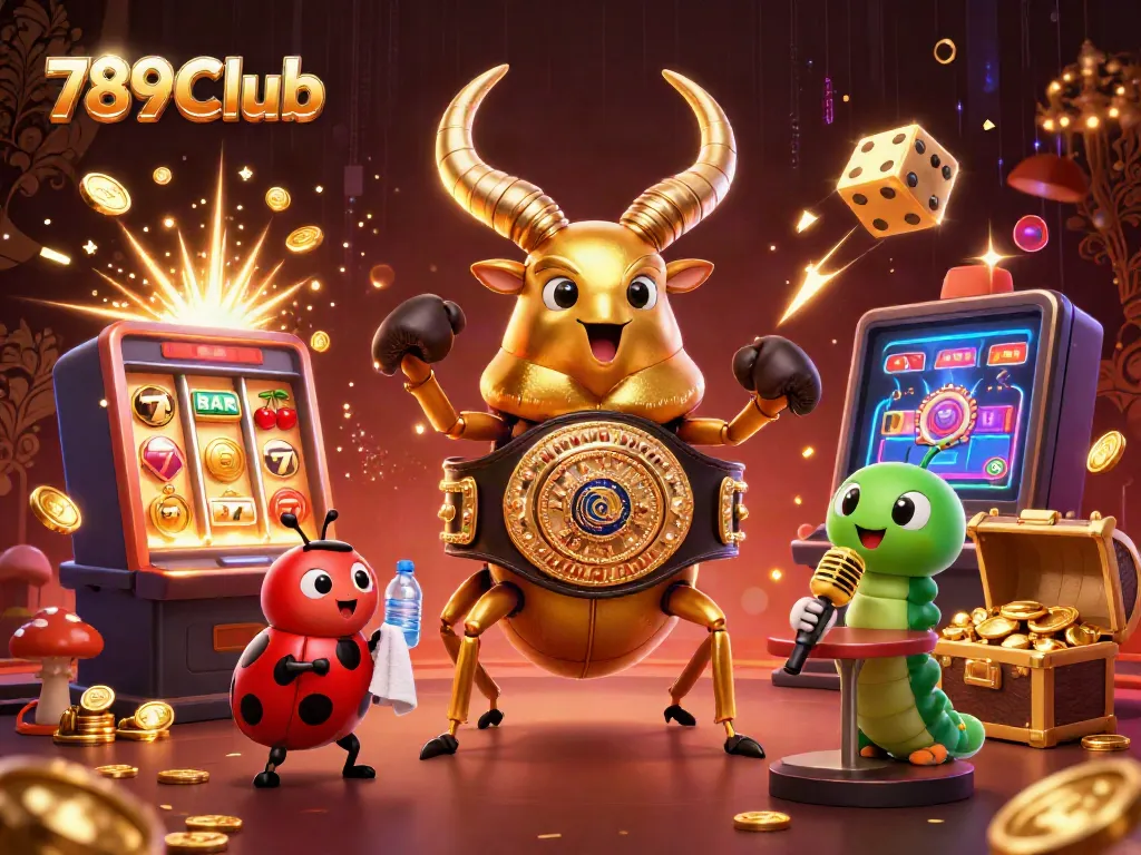 Engage with the 789Club gaming experience featuring vibrant character action and casino elements.