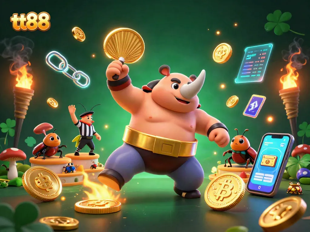 Experience thrilling gameplay and winning opportunities at tt88 with vibrant casino-themed 3D elements.