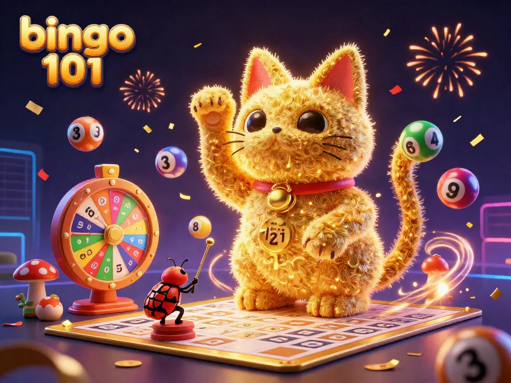 Experience exciting bingo games with Bingo 101's dynamic lottery elements and vibrant visuals.
