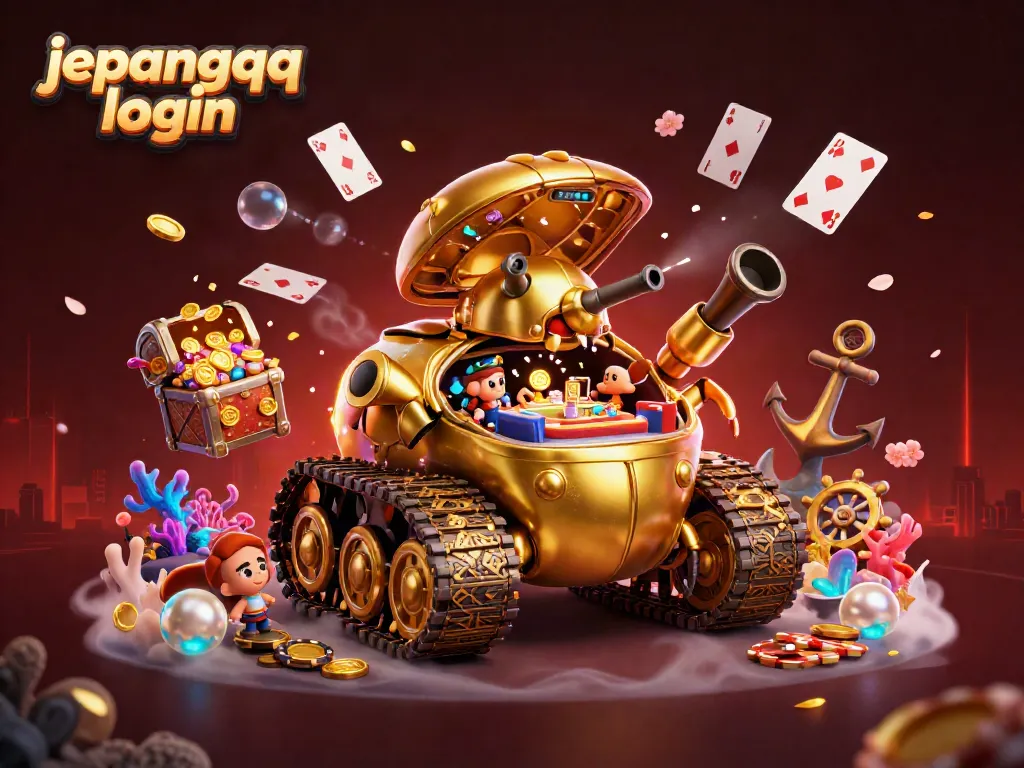 Masuk ke JepangQQ login di kasino miniatur yang ada dalam tank kumbang emas raksasa.